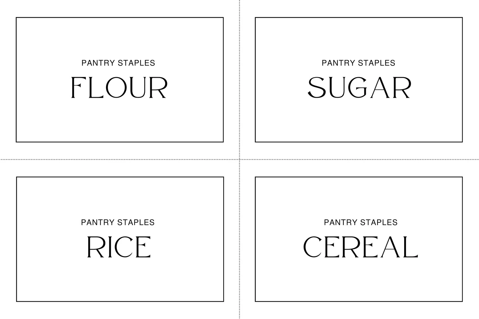 Label Template Free Printable