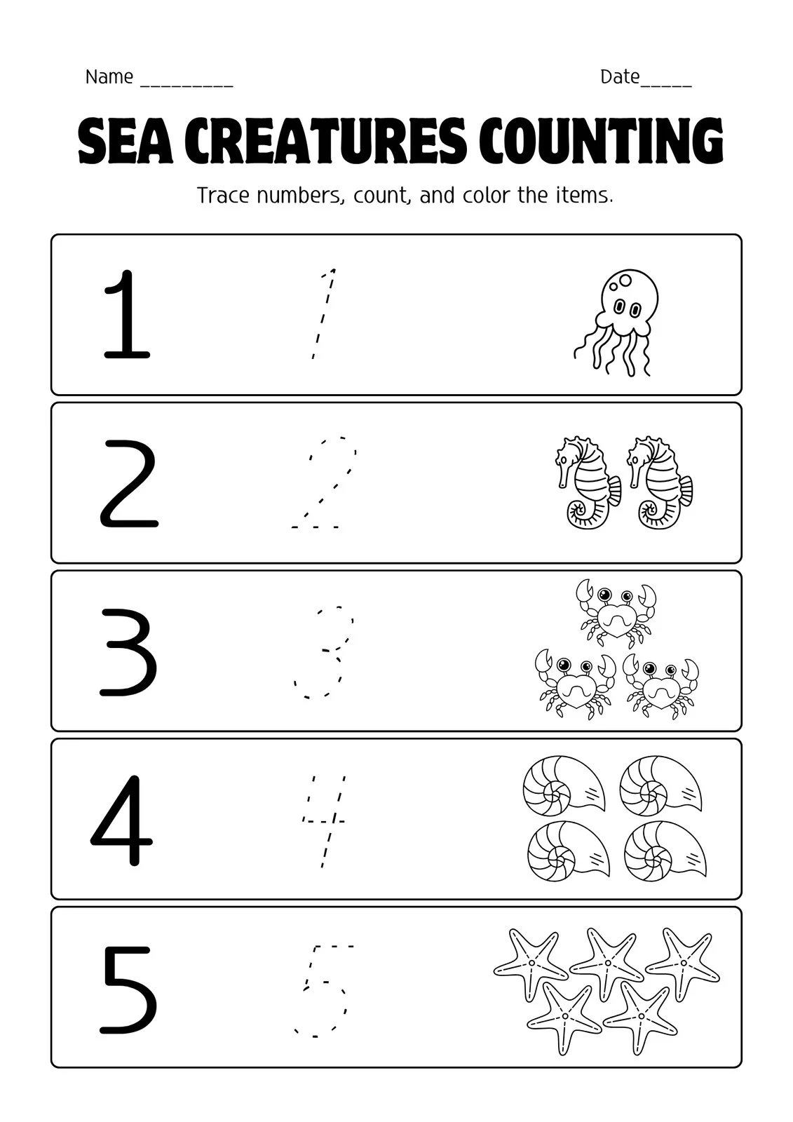 Kids Printable Worksheets