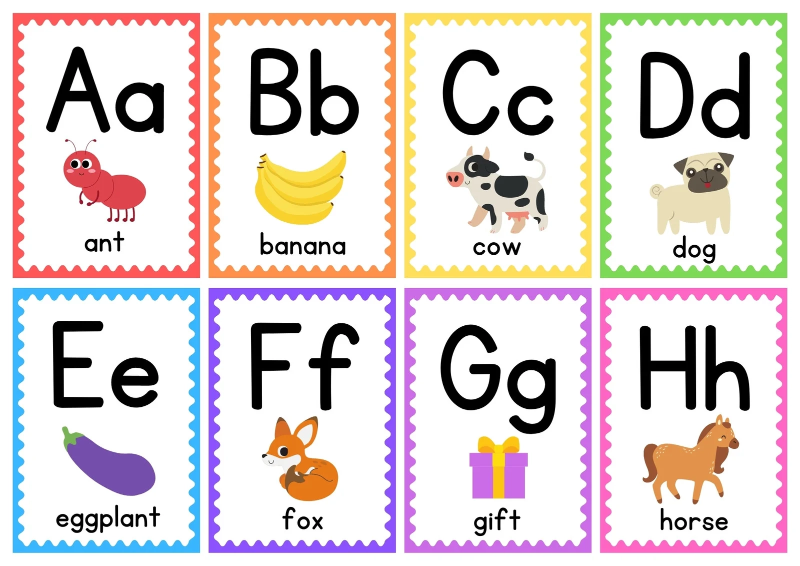 Abc Template Printable