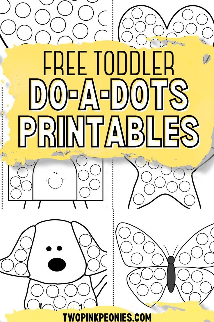 Free Do a Dot Printables