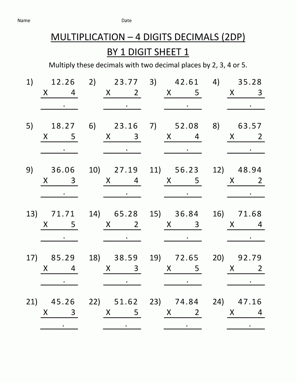 Free Printable Worksheets For 5th Grade
