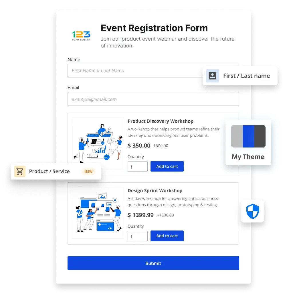 Free GoFormz Alternative 123FormBuilder