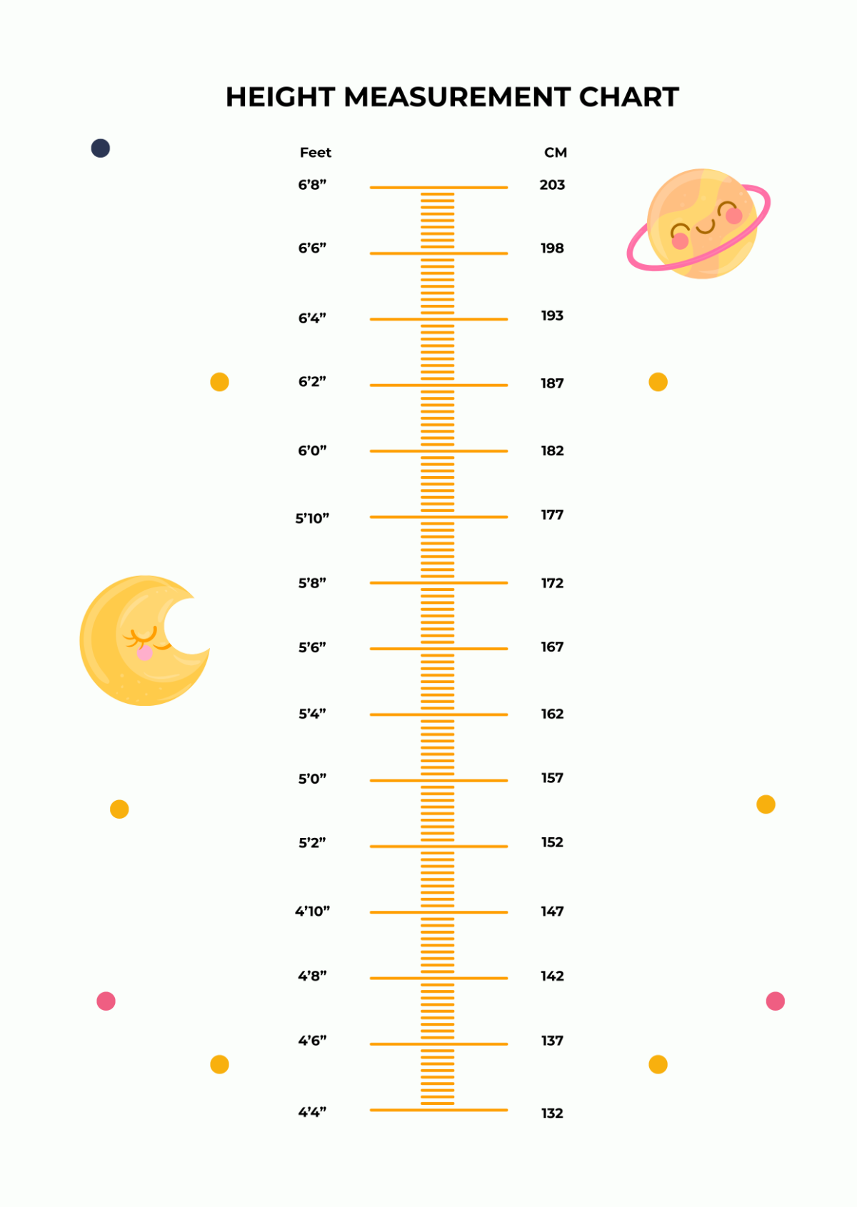 Growth Chart Printable Template