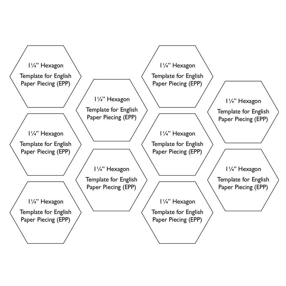 Free Printable Hexagon Shape