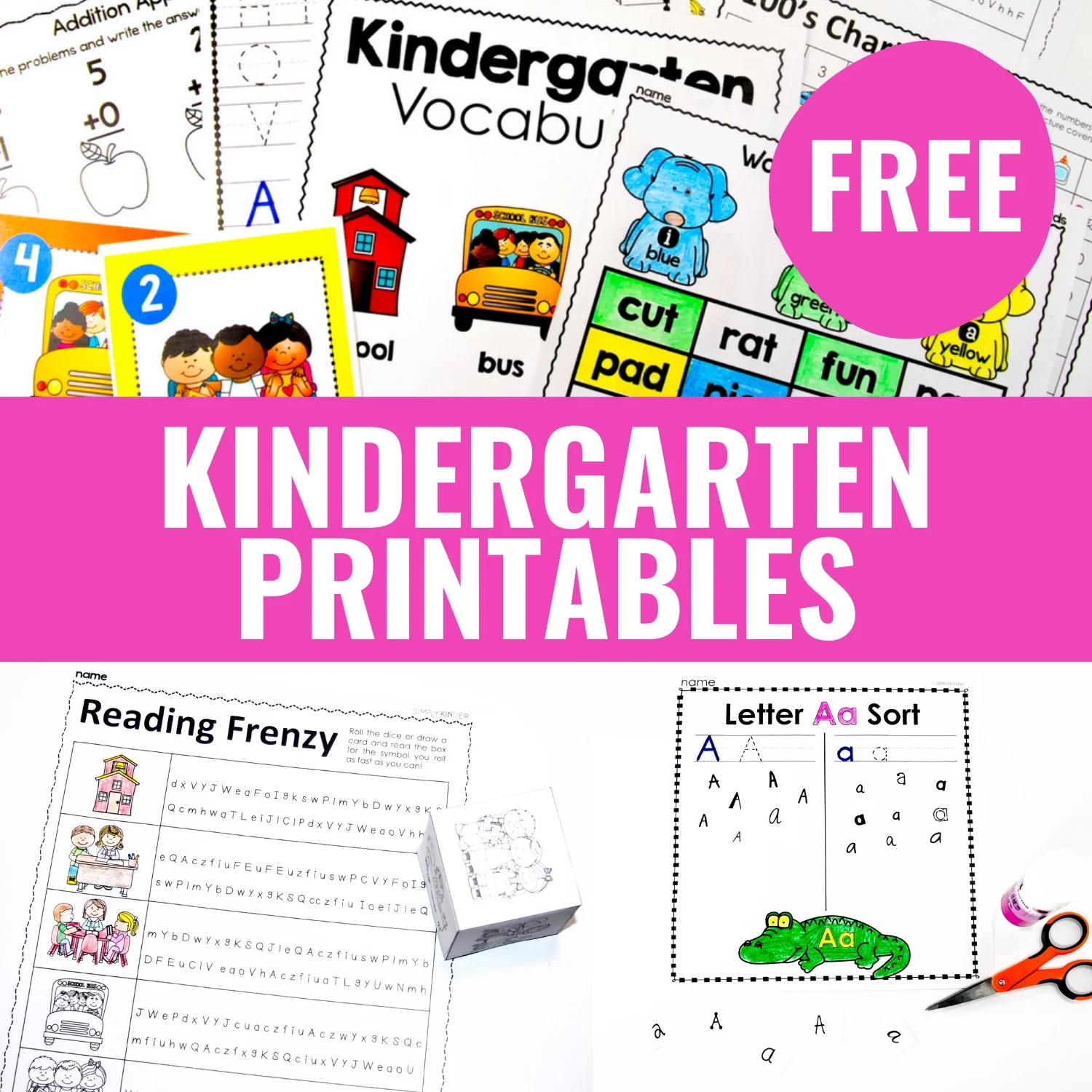 Free Printables Kindergarten Worksheets