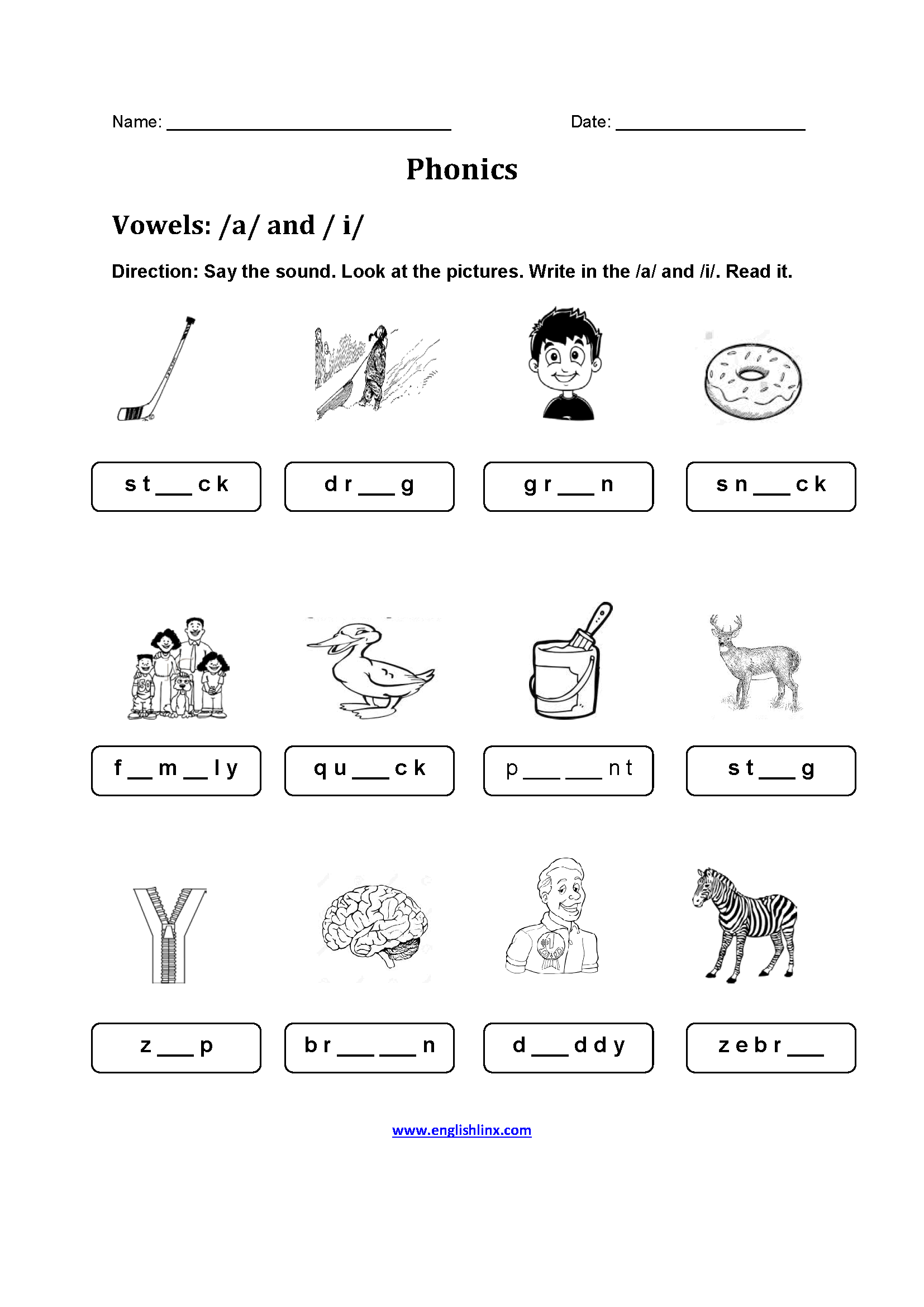 Free Phonics Worksheet 2nd Grade Download Free Phonics Worksheet 