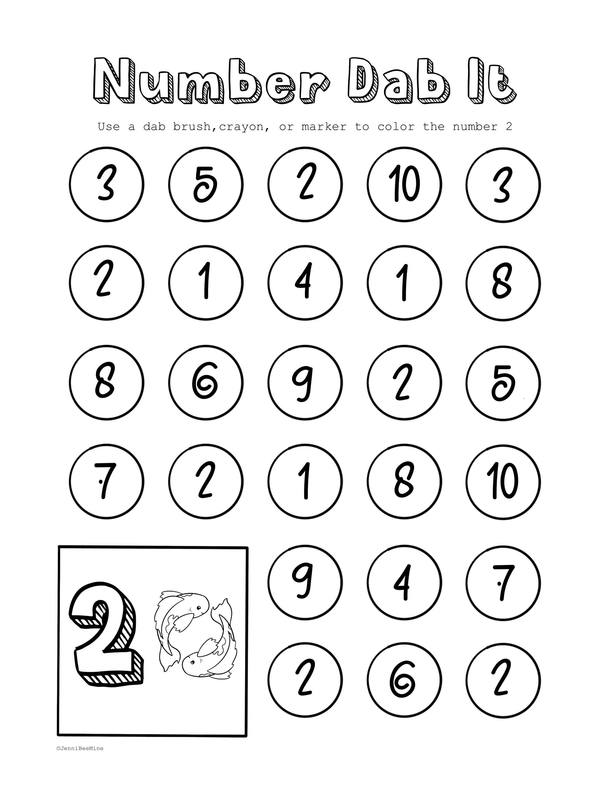 Printable Toddler Worksheets Age 2