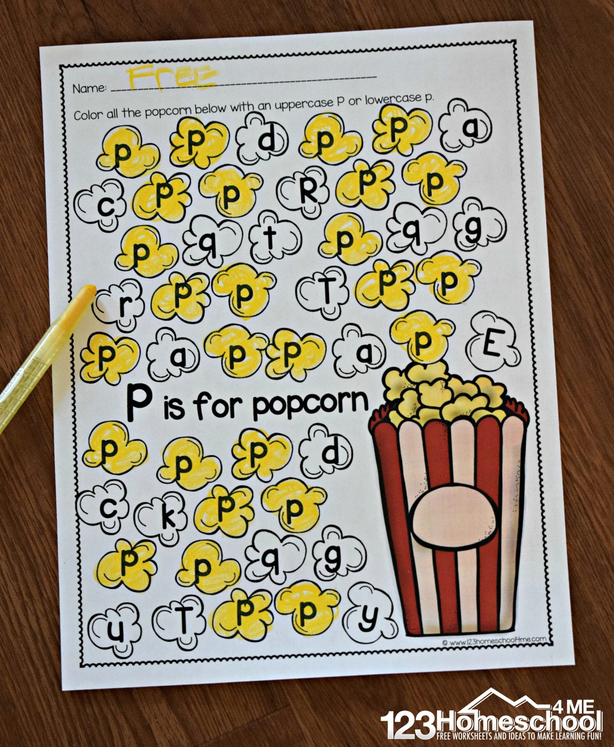 Free Printable Letter Search Worksheets