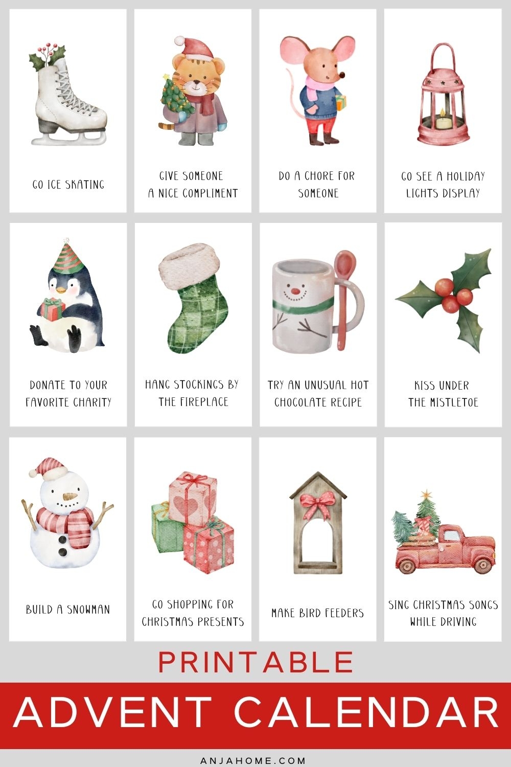 Christmas Advent Free Printables