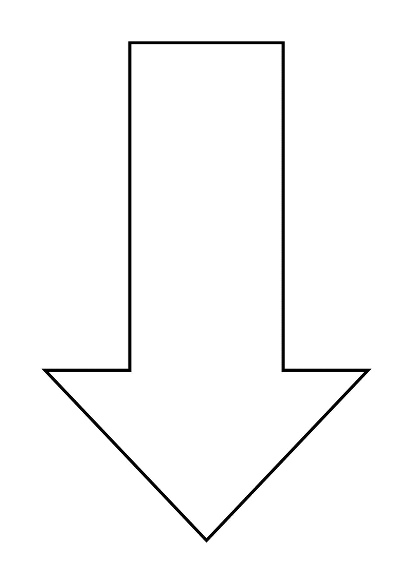 Arrow Printable Template
