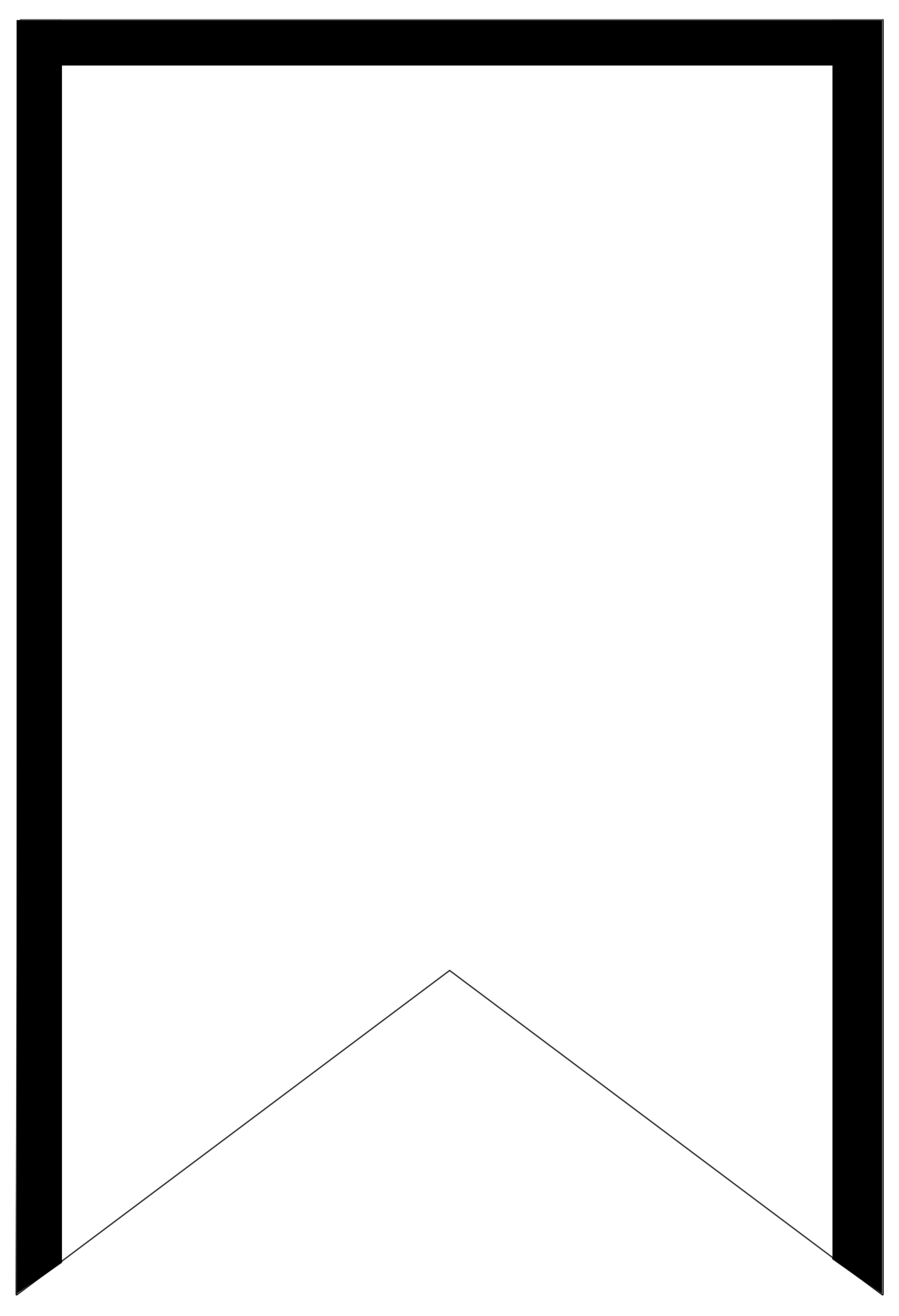 Pennant Printable Template