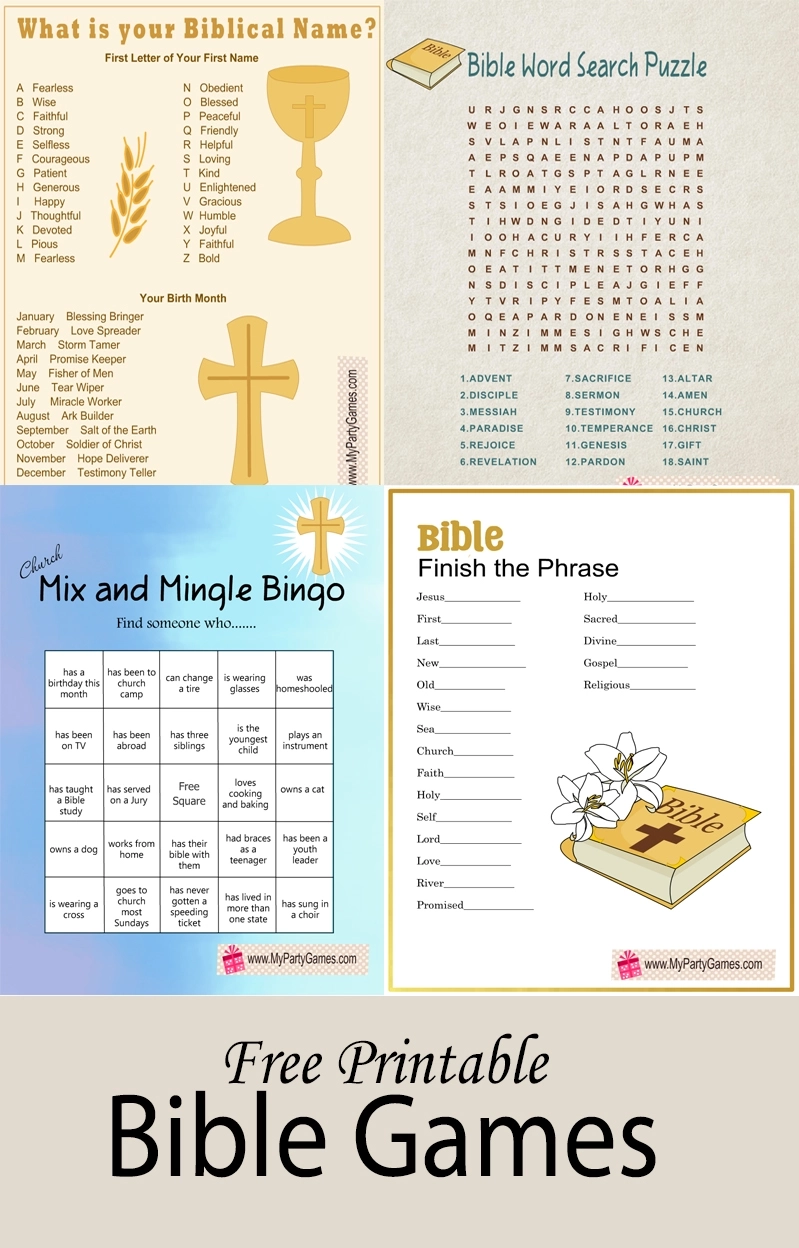 Free Printable Bible Games And Puzzles