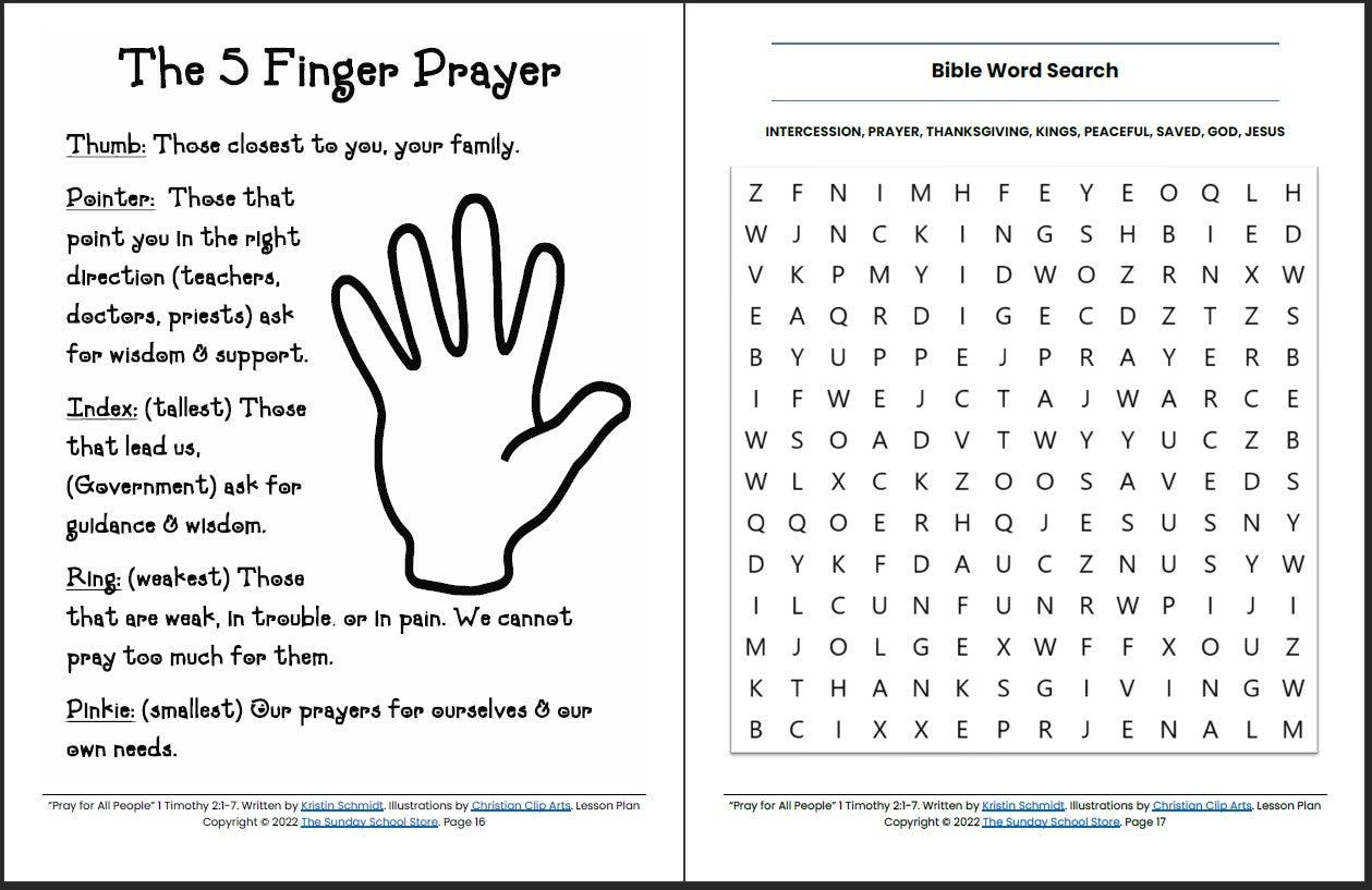 Bible Lesson For Youth Free Printable
