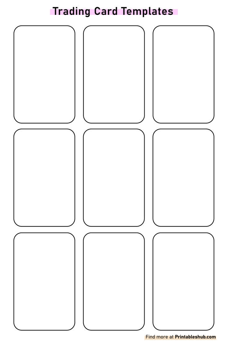 Card Templates Free Printable