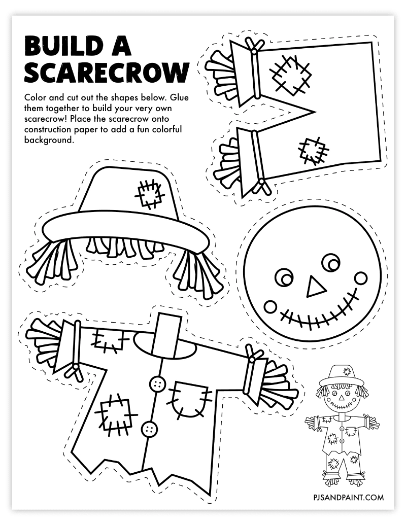 Scarecrow Hat Template Printable Free