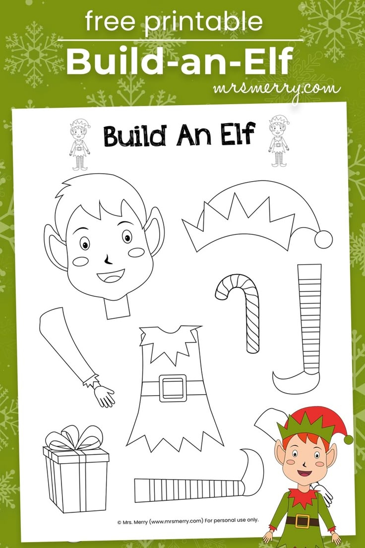 Free Elf Printable Template