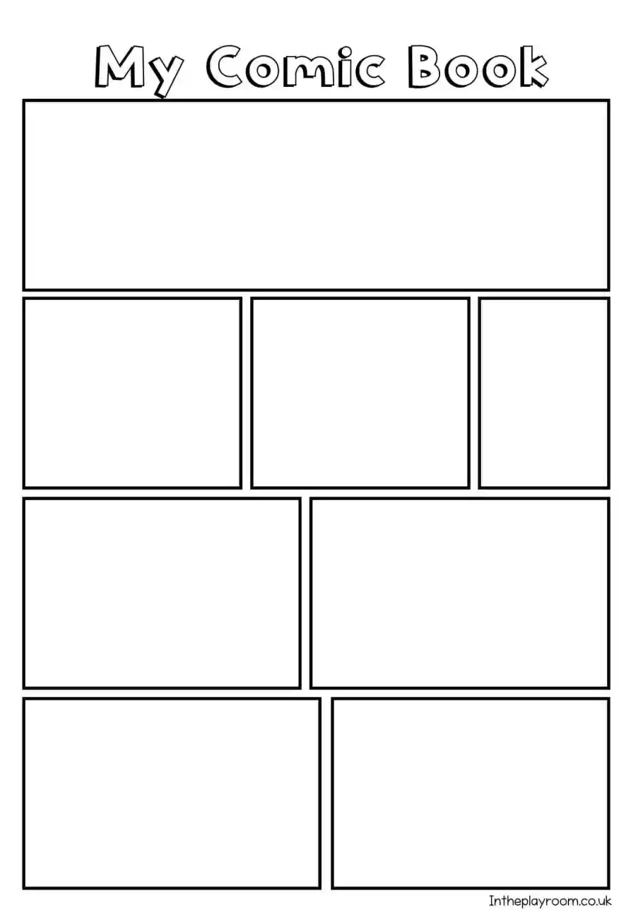 Free Comic Strip Template Printable