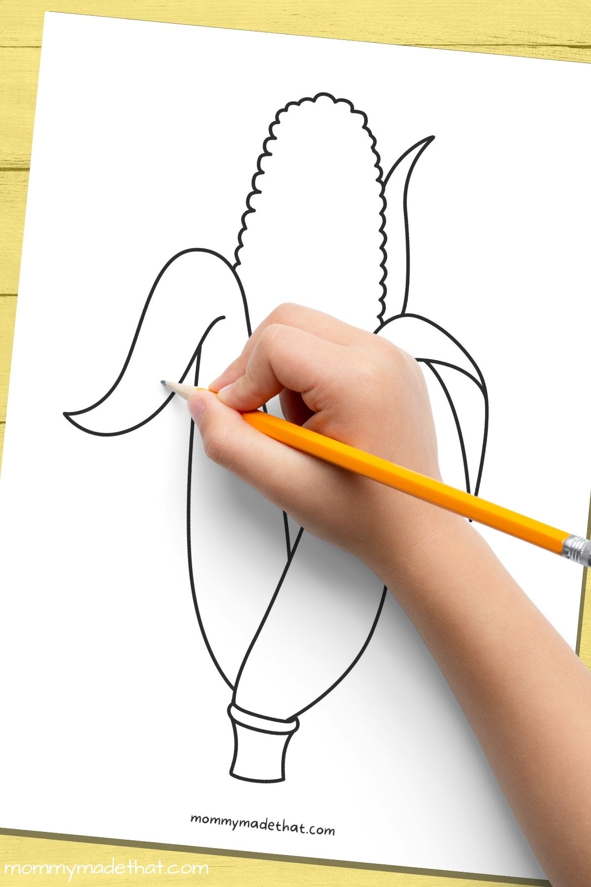 Corn Printable Template