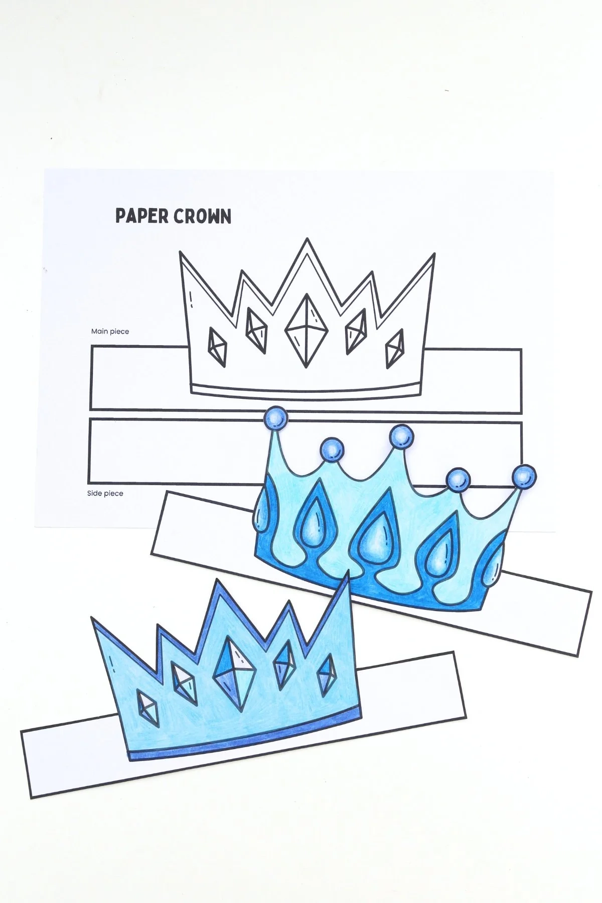 Printable Crown Craft Template