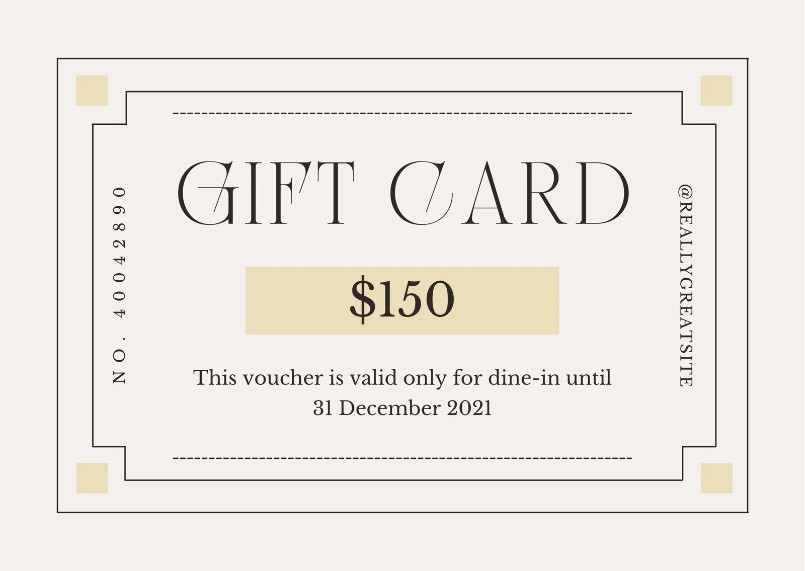 Free Printable Custom Restaurant Gift Certificate Templates Canva
