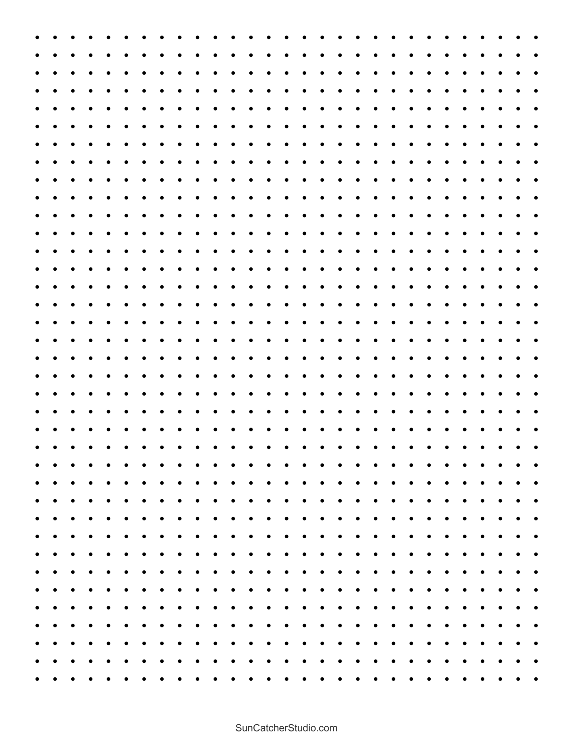 Free Printable Dot Paper Dotted Grid Sheets PDF amp PNG Free 