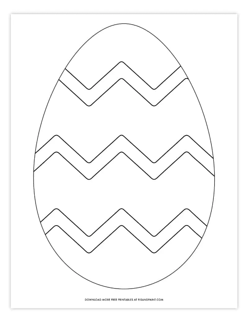 Free Printable Easter Egg Templates