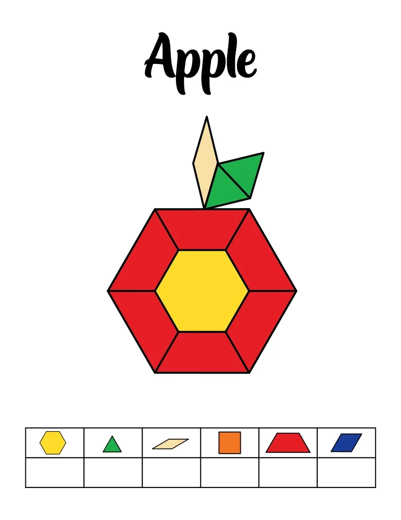 Pattern Block Templates Free Printable