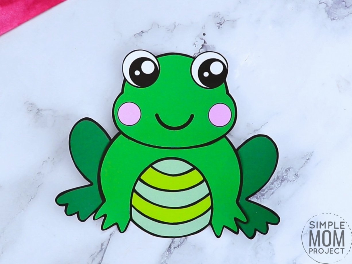 Printable Frog Template