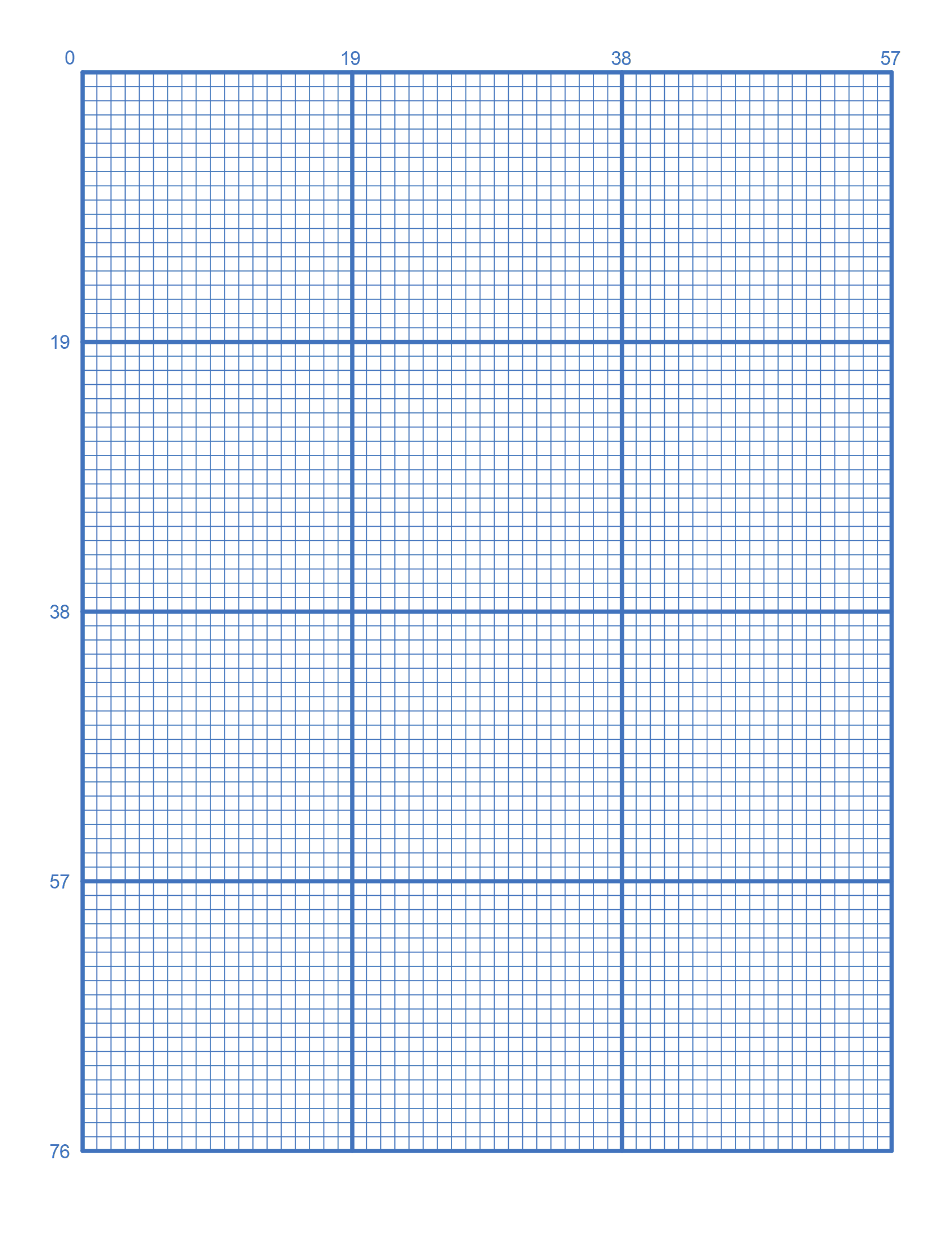 Graph Paper Printable 4 Per Page