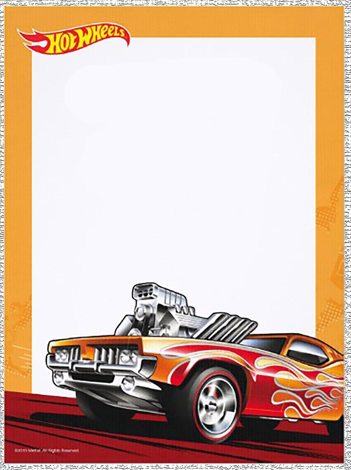 Free Printable Hot Wheels Invitation Templates For Download