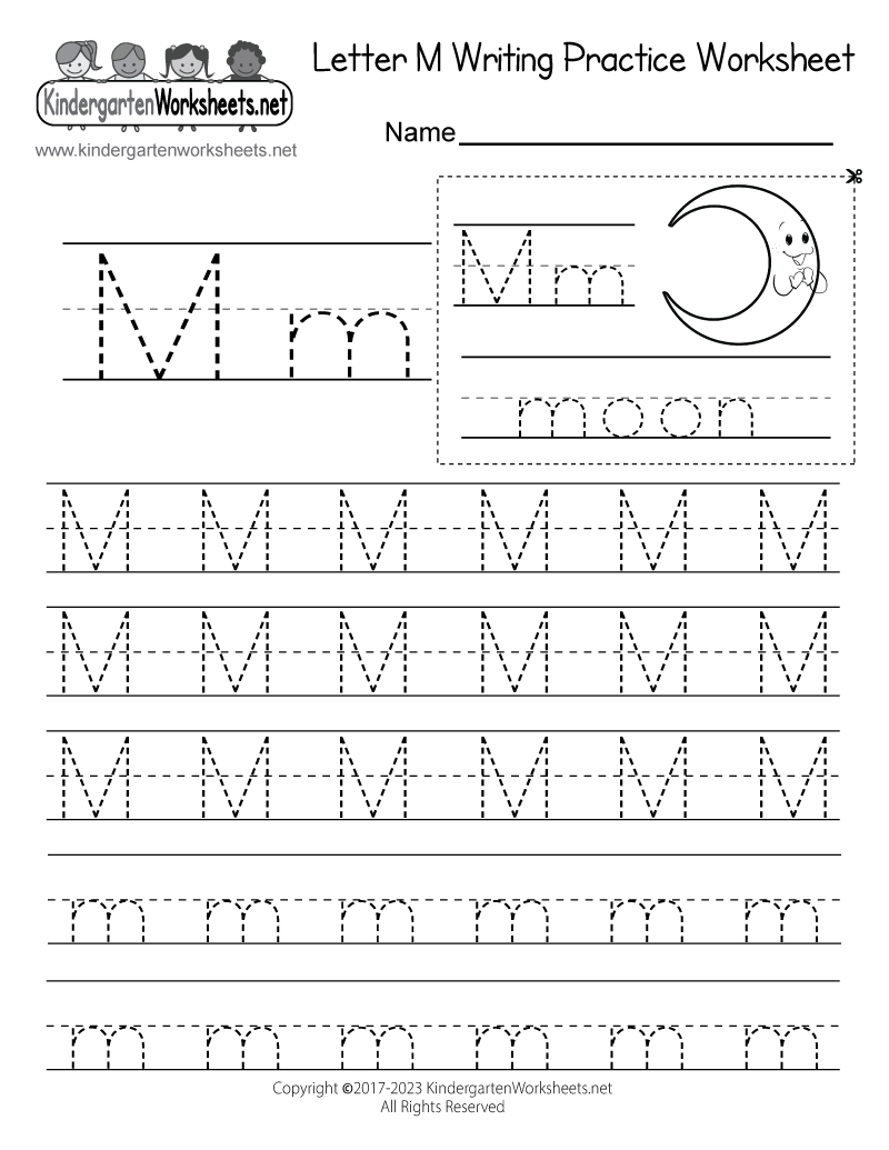 Letter M Worksheets Printable