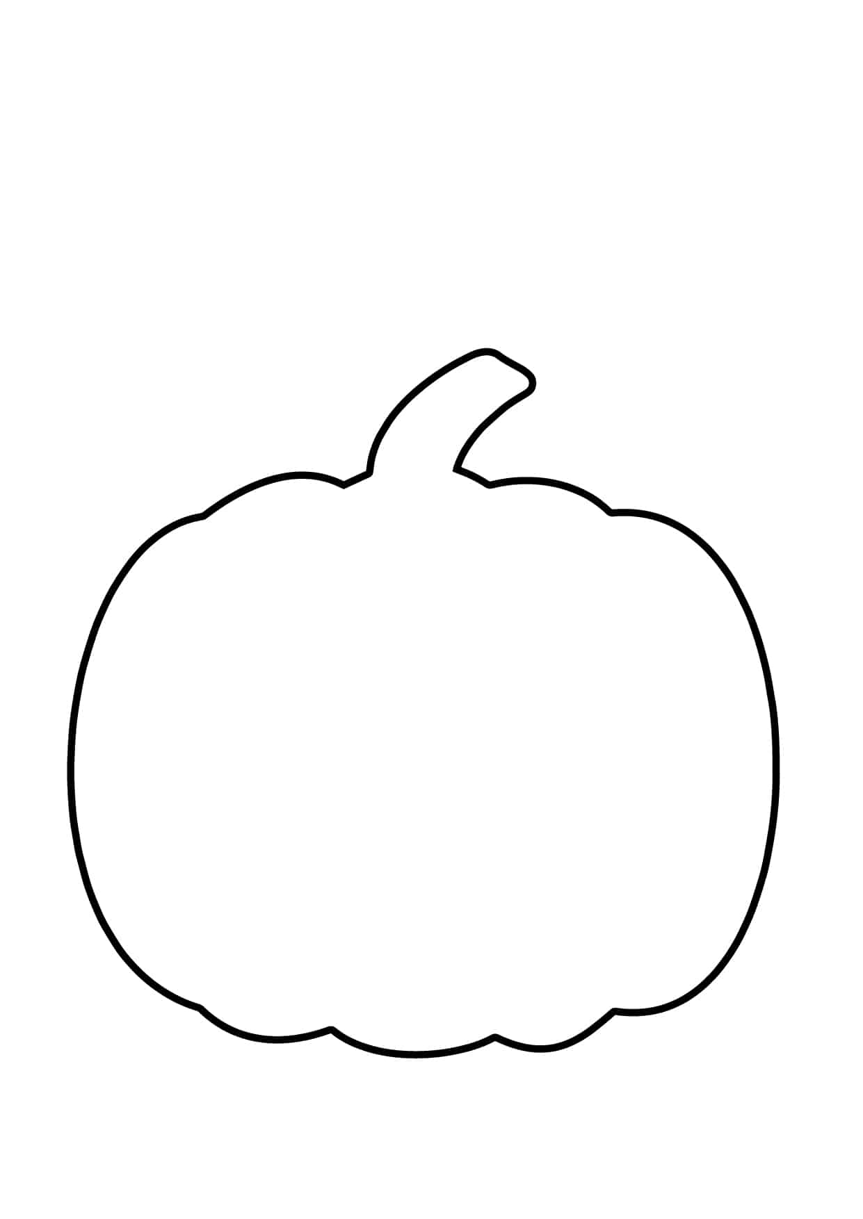 Printable Cut Out Pumpkin Template