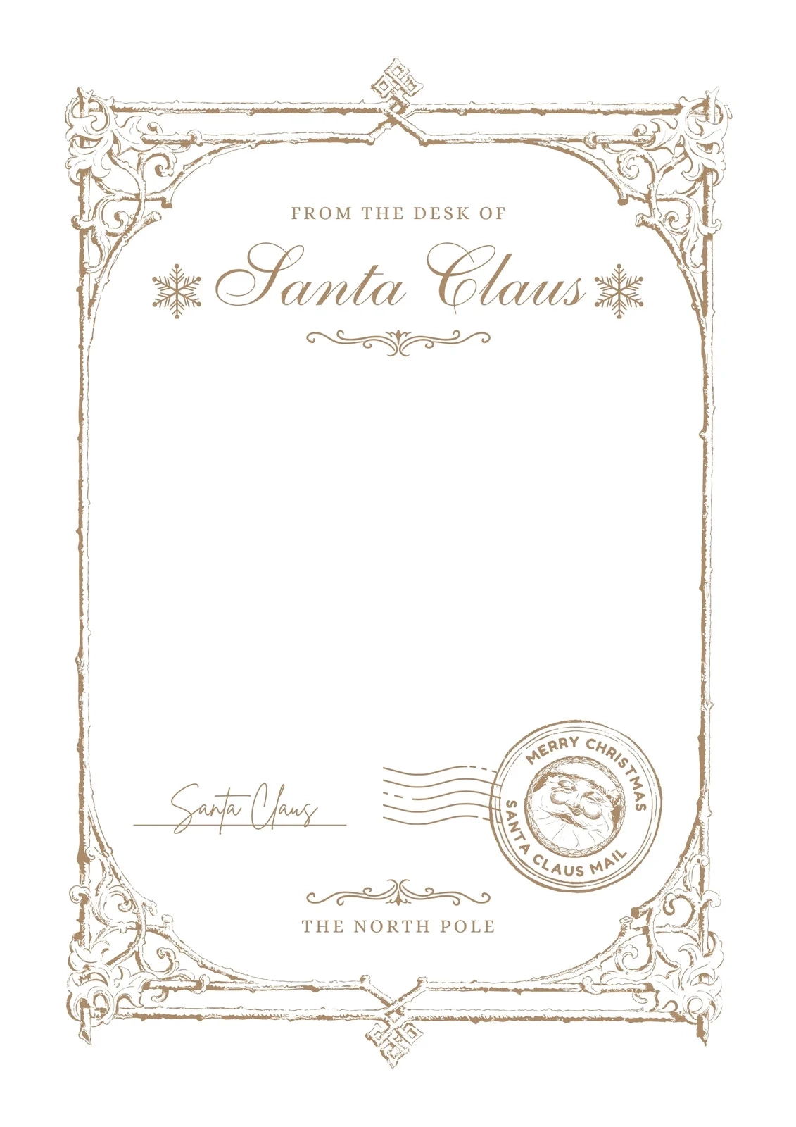 Free Printable Santa Letters Templates