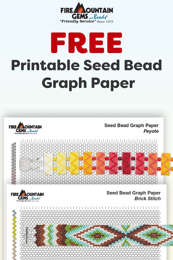 Free Printable Bead Loom Graph Paper