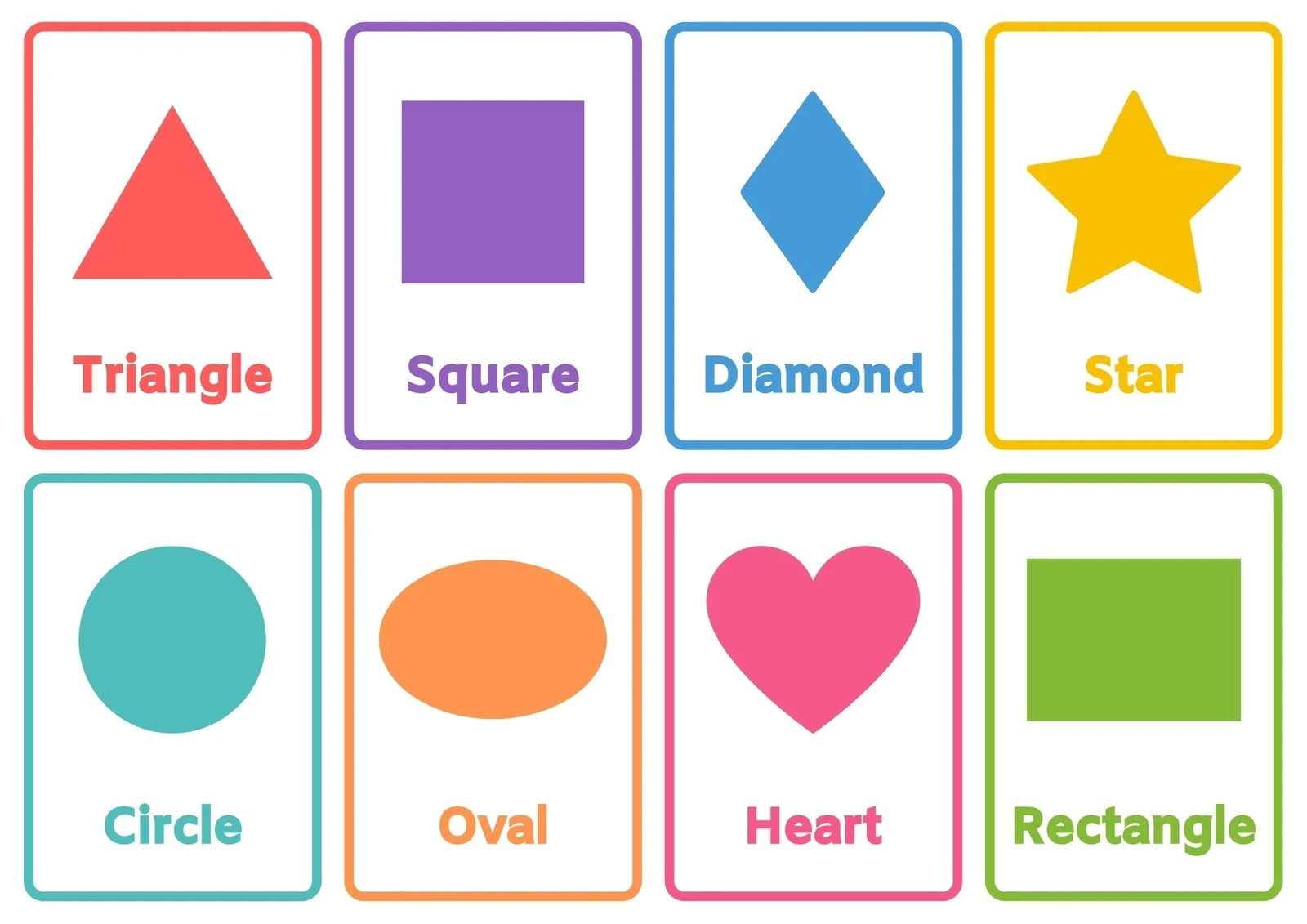 Shape Templates Printable