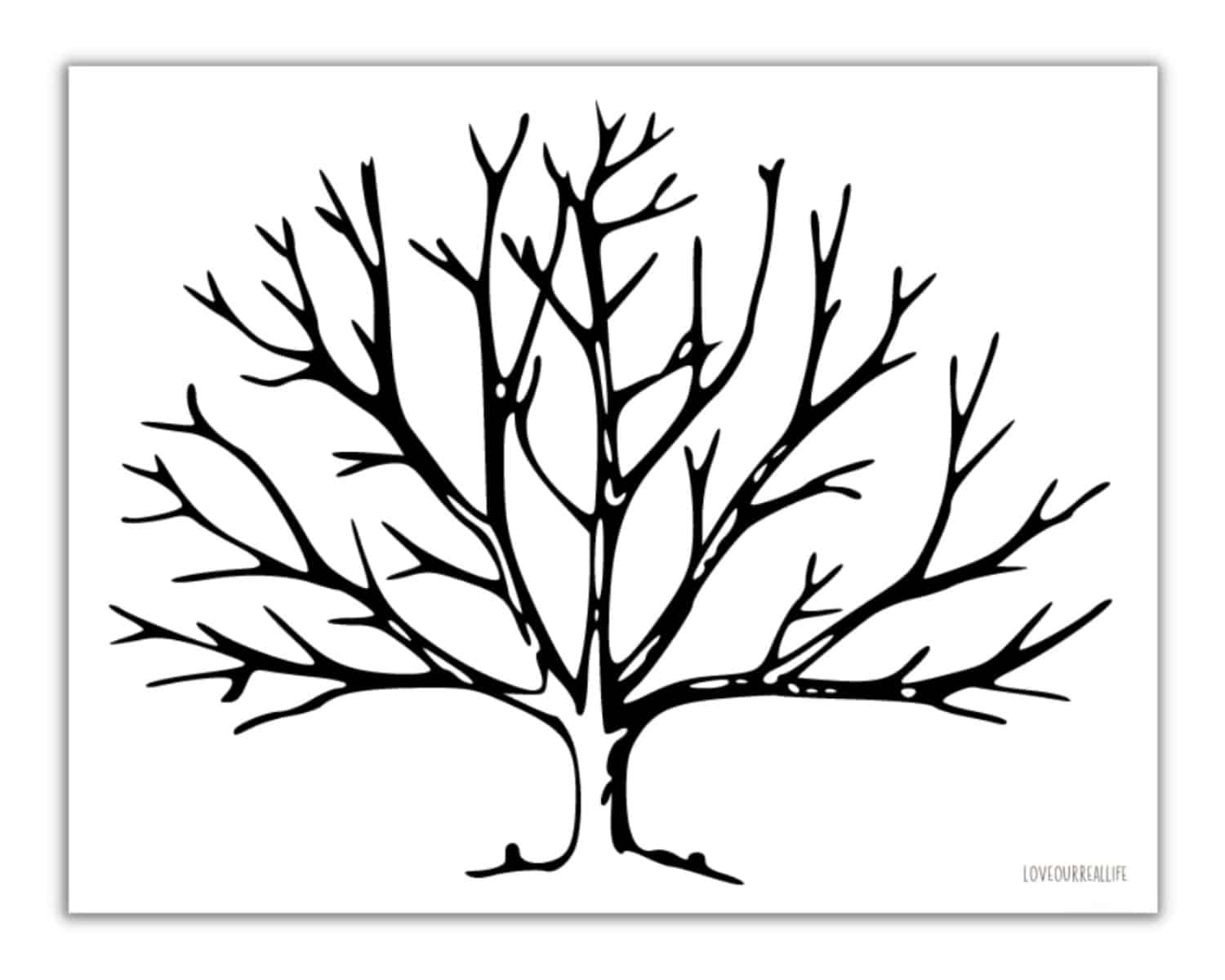 Tree Template Printable Pdf