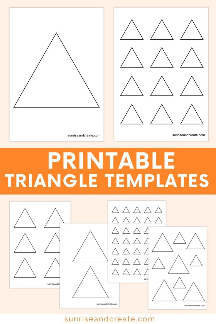 Triangle Template Printable