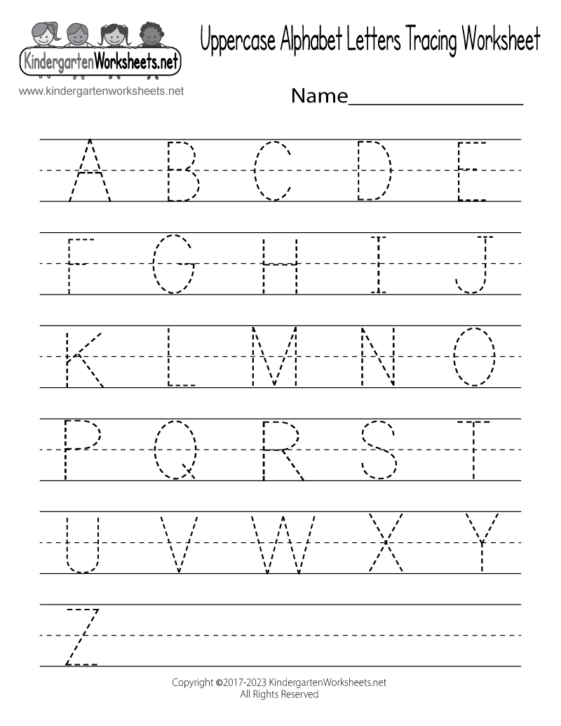 Alphabet Writing Worksheets Free Printable