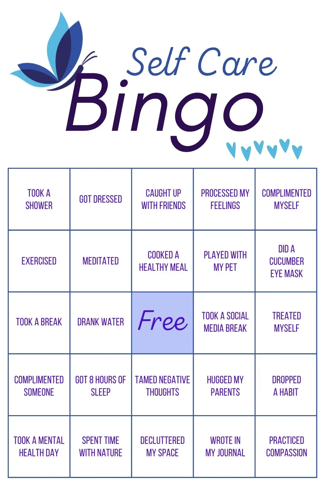 Free Printable Health And Wellness Worksheets