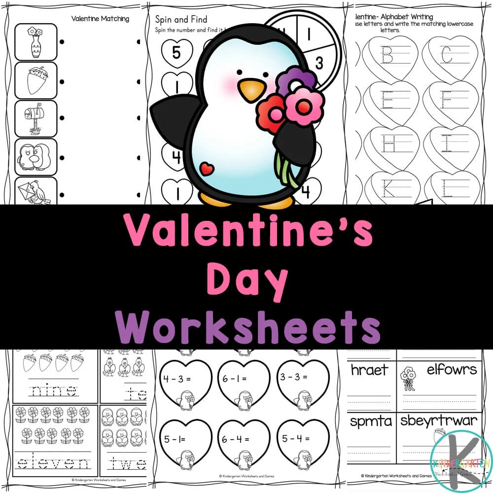 Free Printable Valentine Math Worksheets