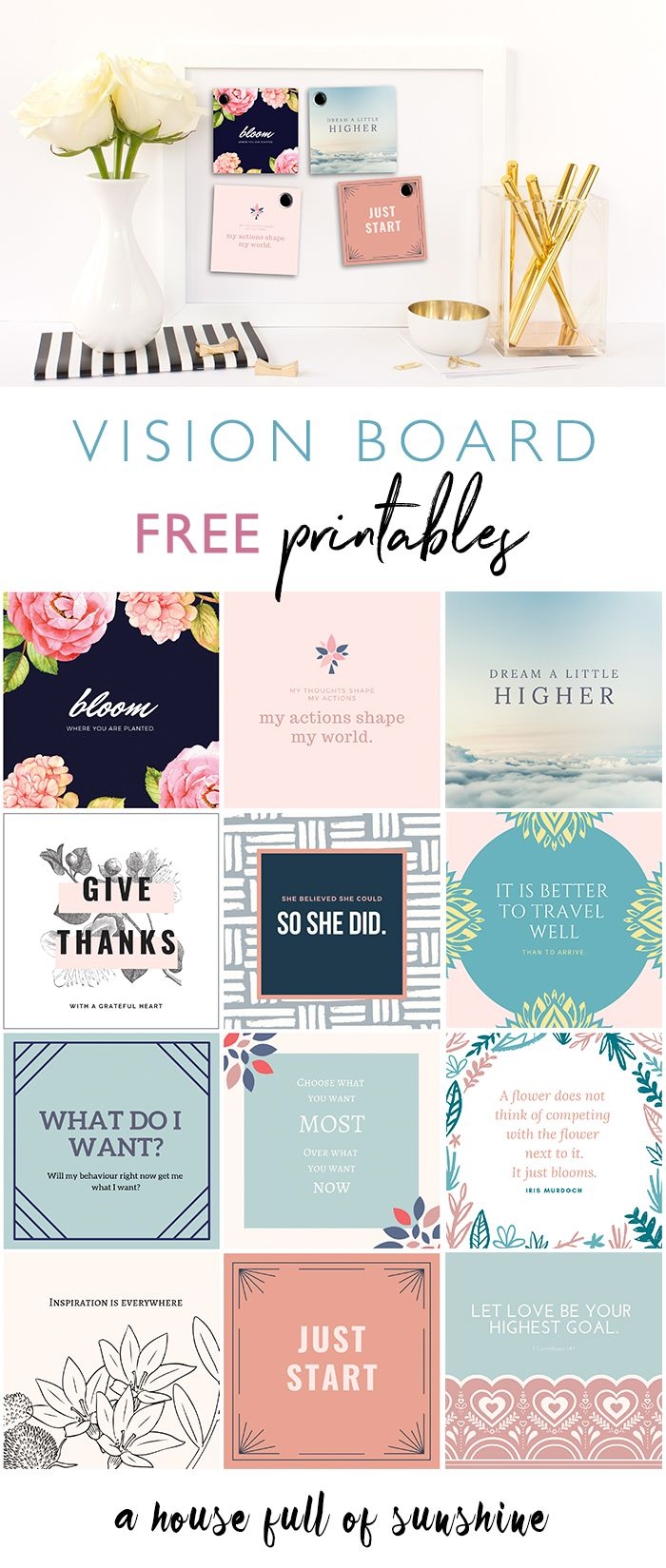 Printables For Vision Board