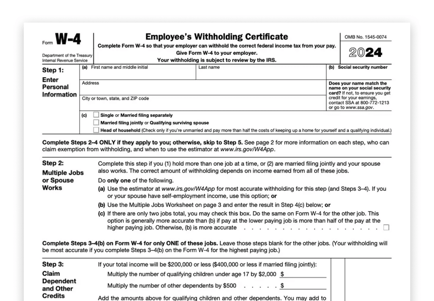 W9 Form 2024 Gov
