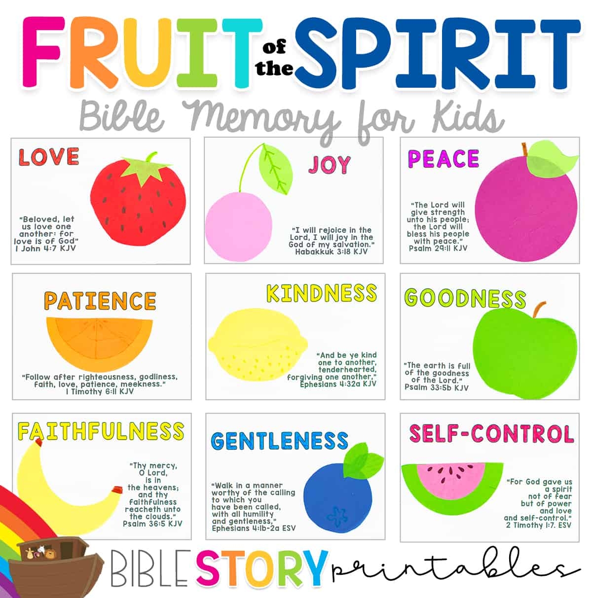 Fruit Of The Spirit Printable