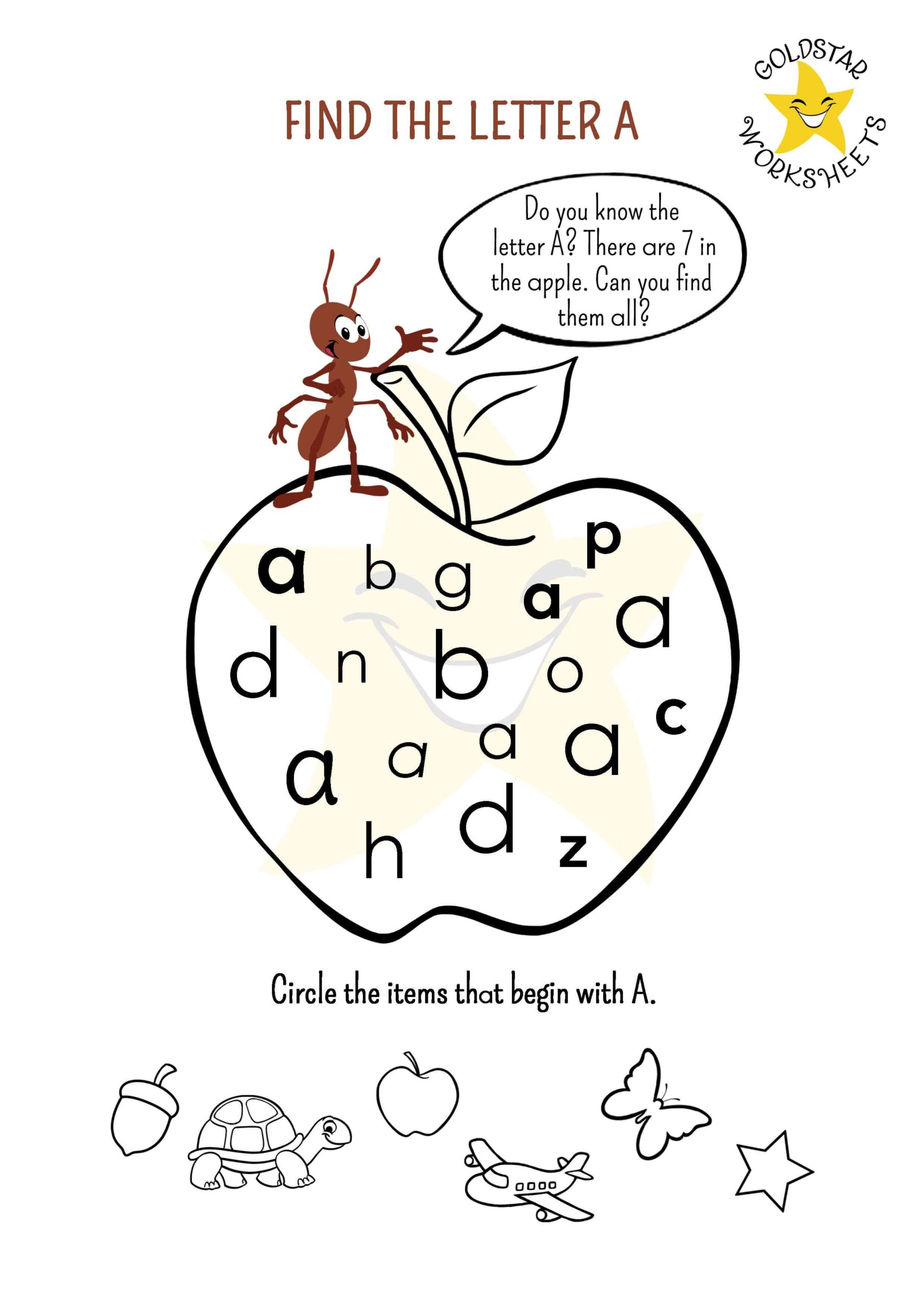 Find The Letter Printable