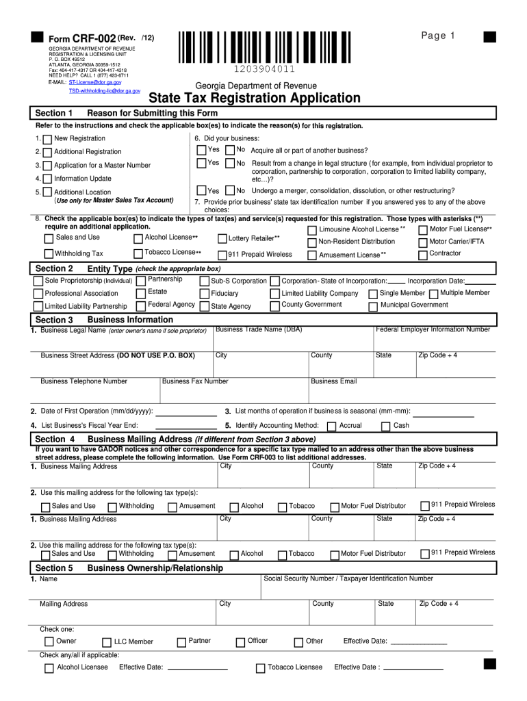 Georgia State Tax Form Fill Out amp Sign Online DocHub