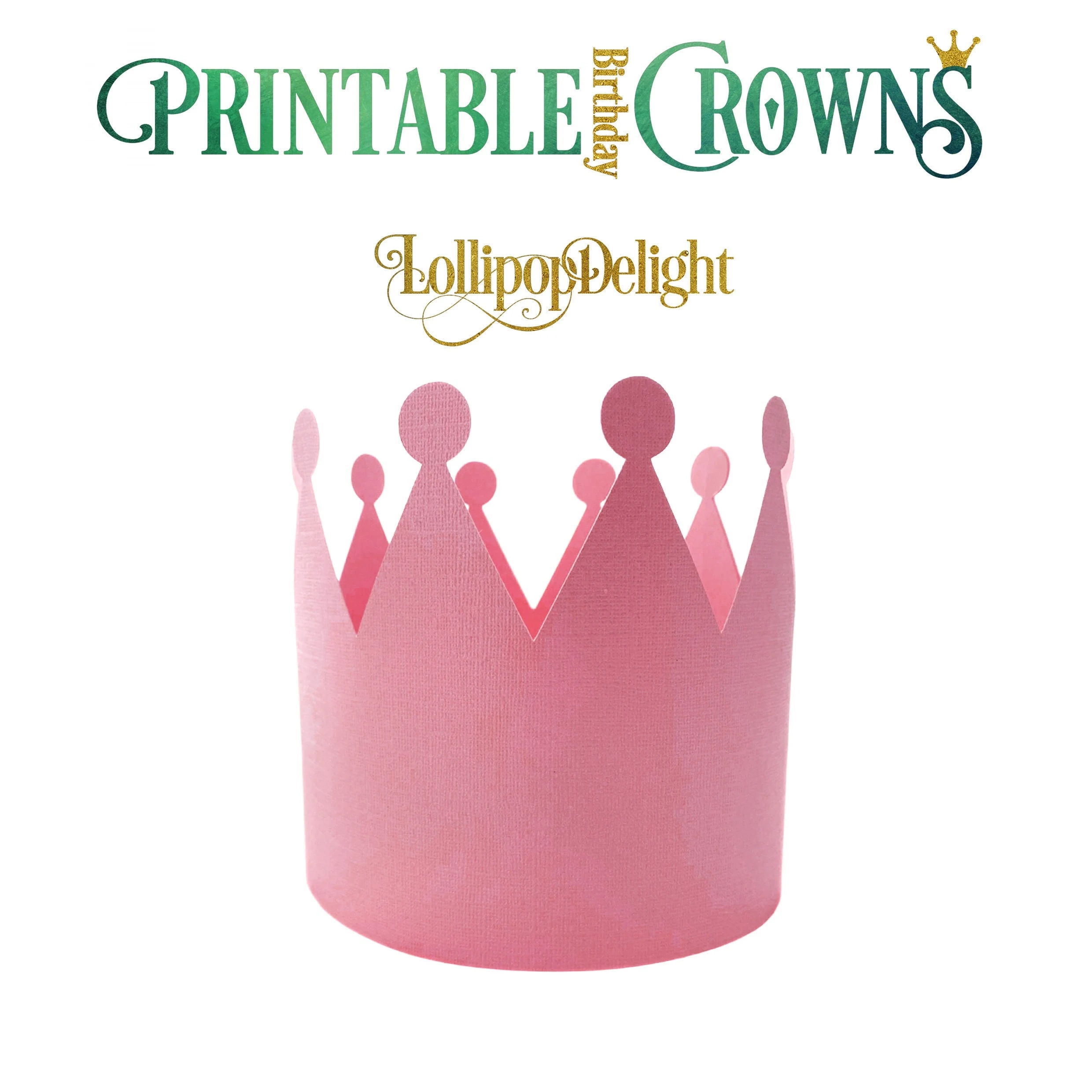 Glinda Crown Template Printable Etsy