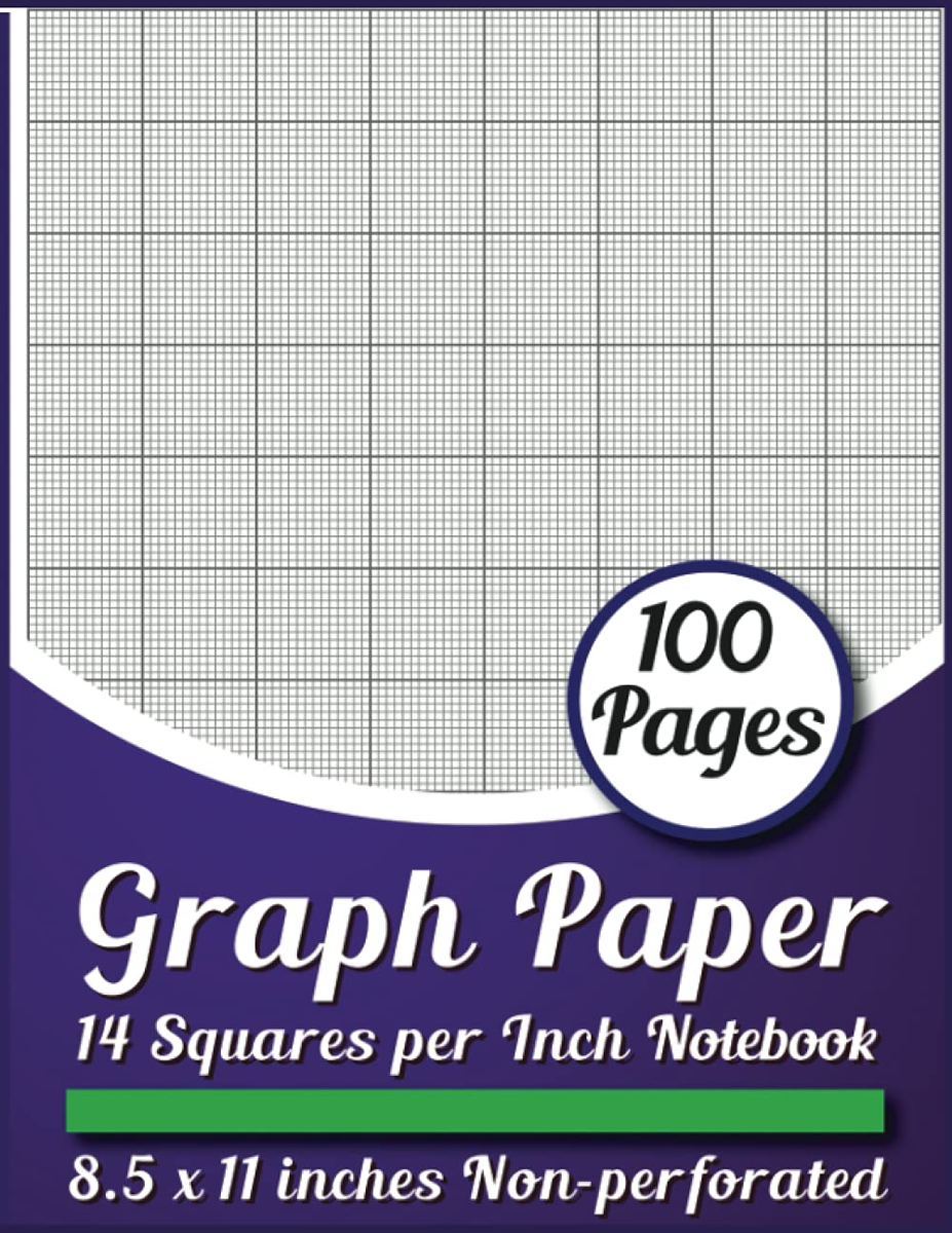 Graph Paper 14 Squares Per Inch Notebook 14 Count Graph Paper For 