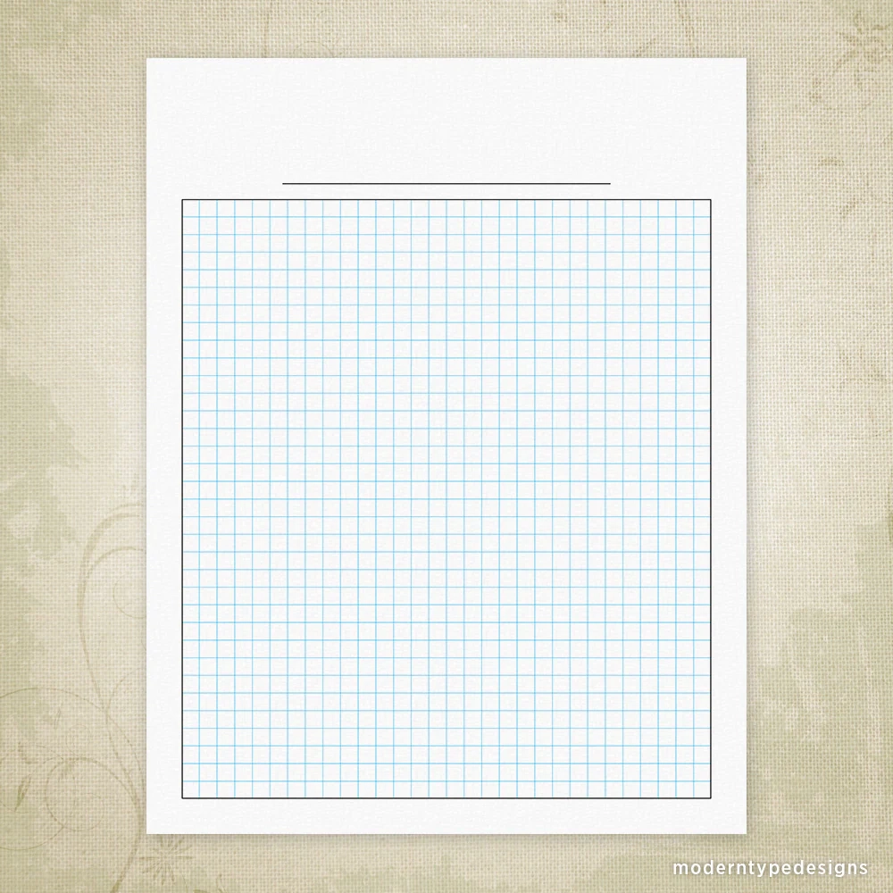 Printable Graphing Paper Legal