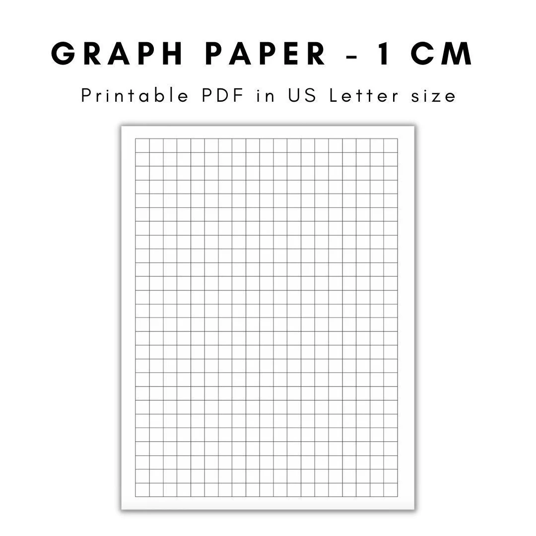 Centimeter Grid Paper Printable