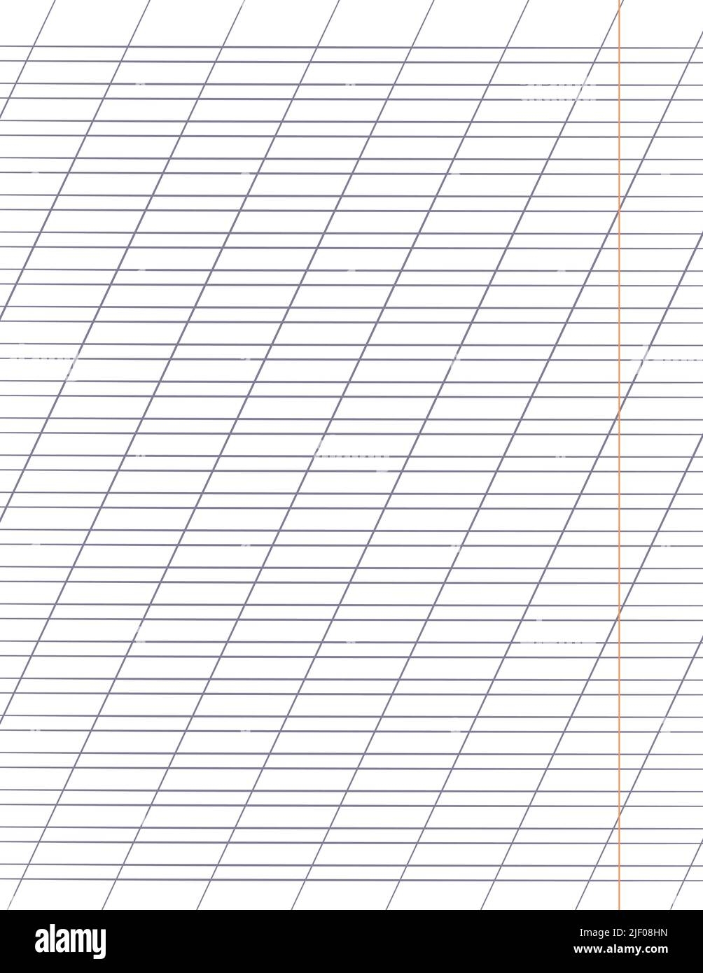 Graph Paper Printable Lined Grid Paper With Color Horisontal 